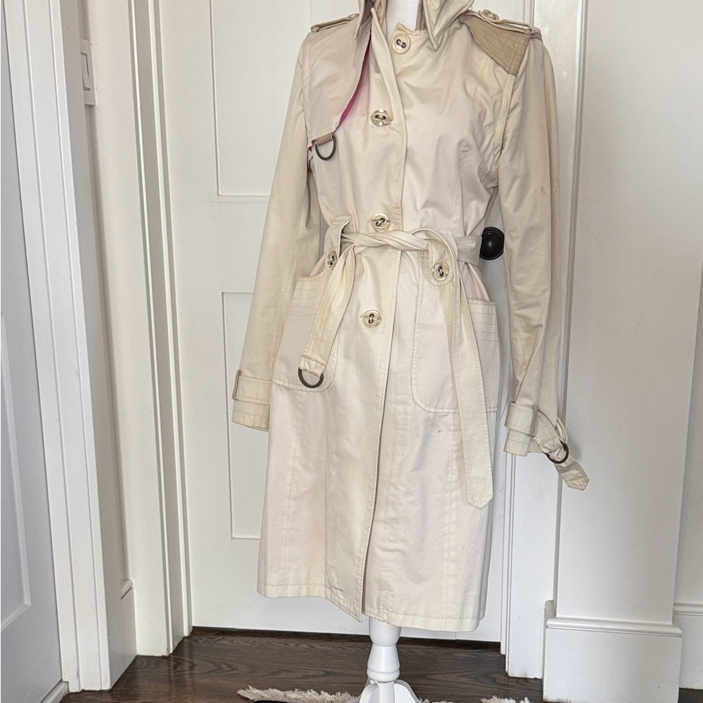 Mackage Cream Trench Coat